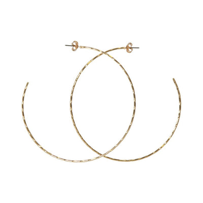 [TEST] Irene Textured Hoop Earrings