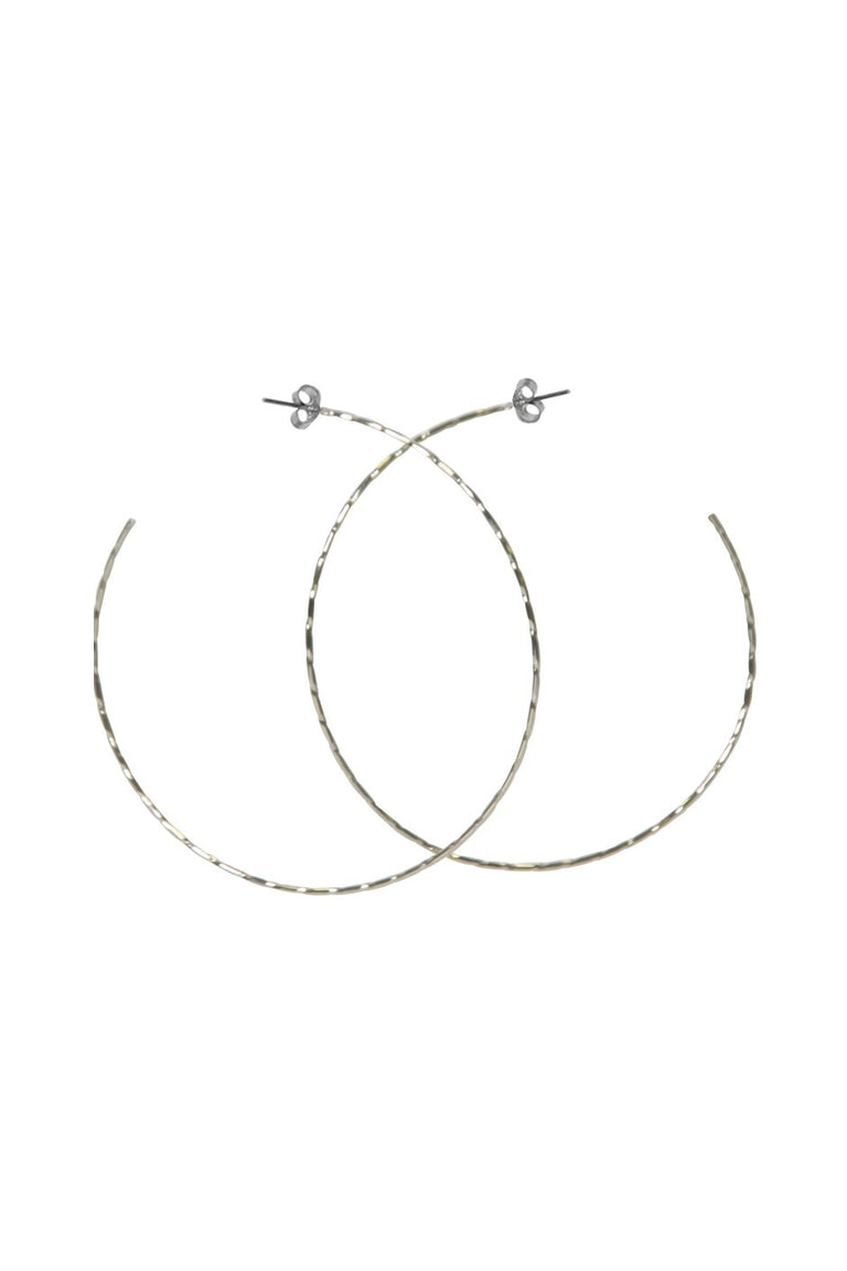 [TEST] Irene Textured Hoop Earrings