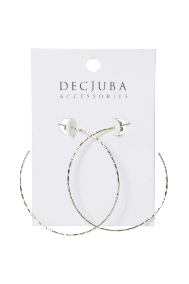 [TEST] Irene Textured Hoop Earrings