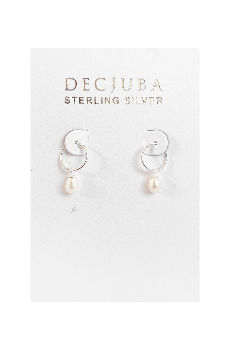 [TEST] Fresh Water Pearl Hoop Earring