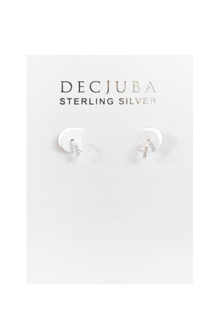 [TEST] Stone Set Arch Stud Earrings