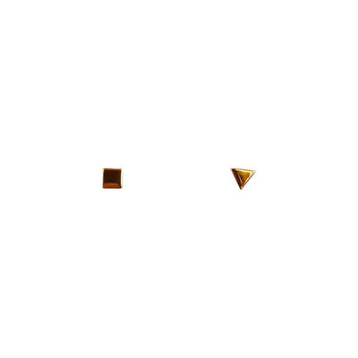 [TEST] Circle Square Stud Earrings