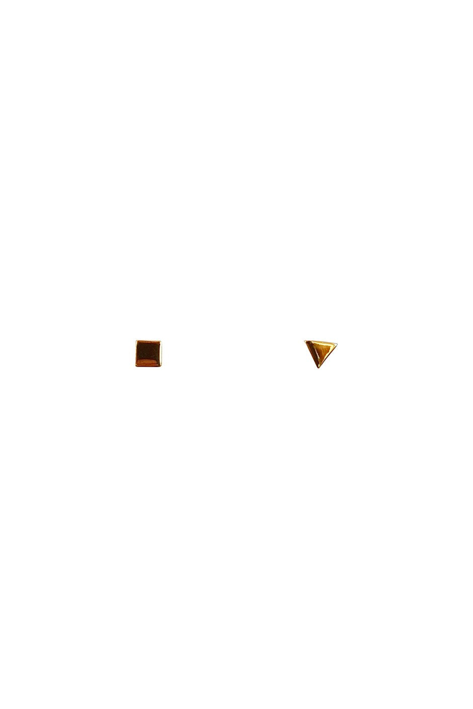 [TEST] Circle Square Stud Earrings
