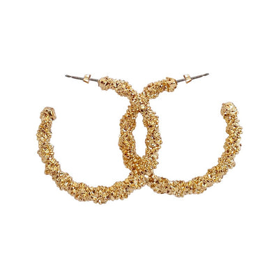 [TEST] Iris Crushed Hoop Earrings
