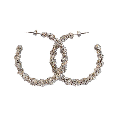 [TEST] Iris Crushed Hoop Earrings