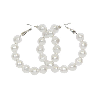 [TEST] Flossy Pearl Hoop Earrings