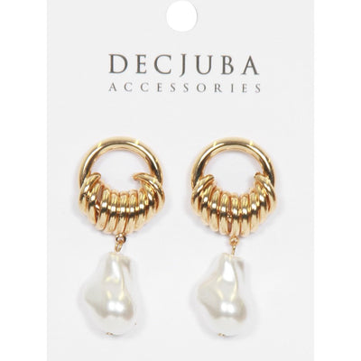 [TEST] Cece Pendant Pearl Earrings