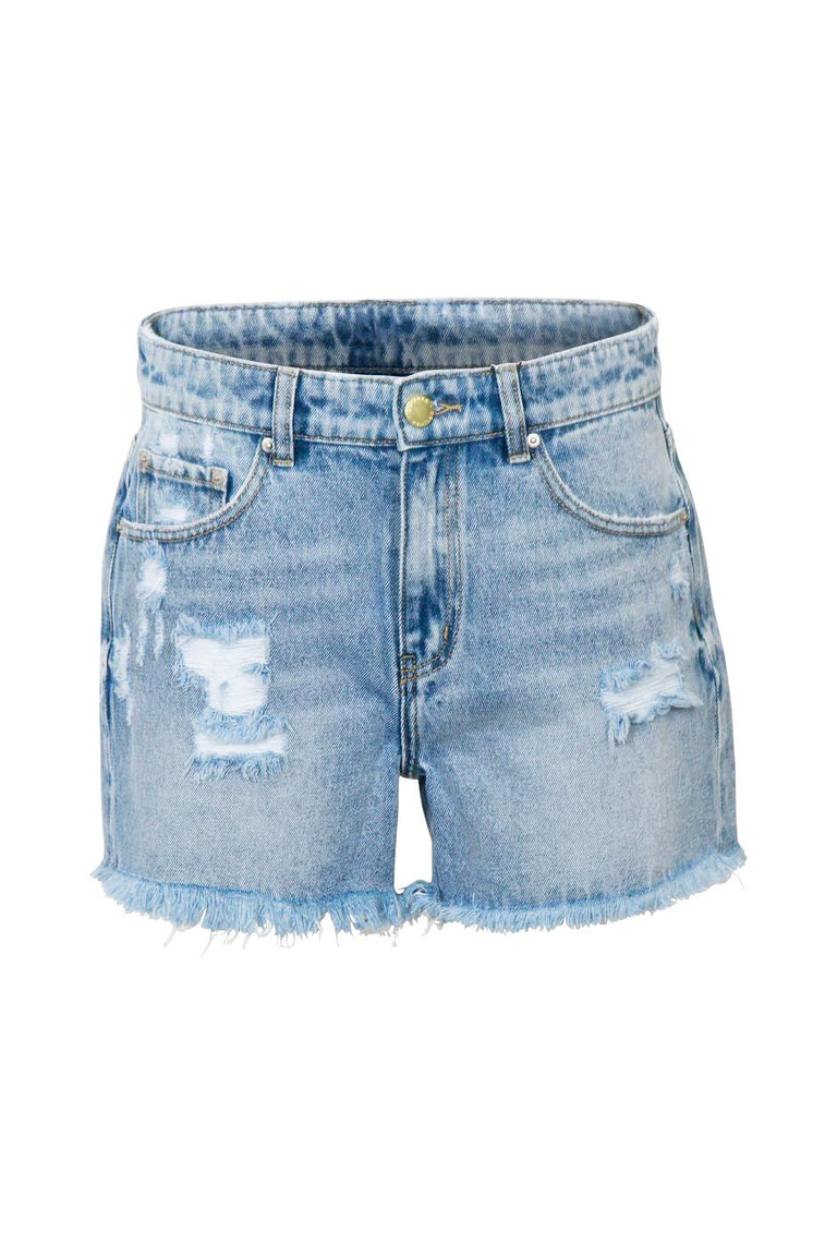 [TEST] Charlie Distressed Denim Short