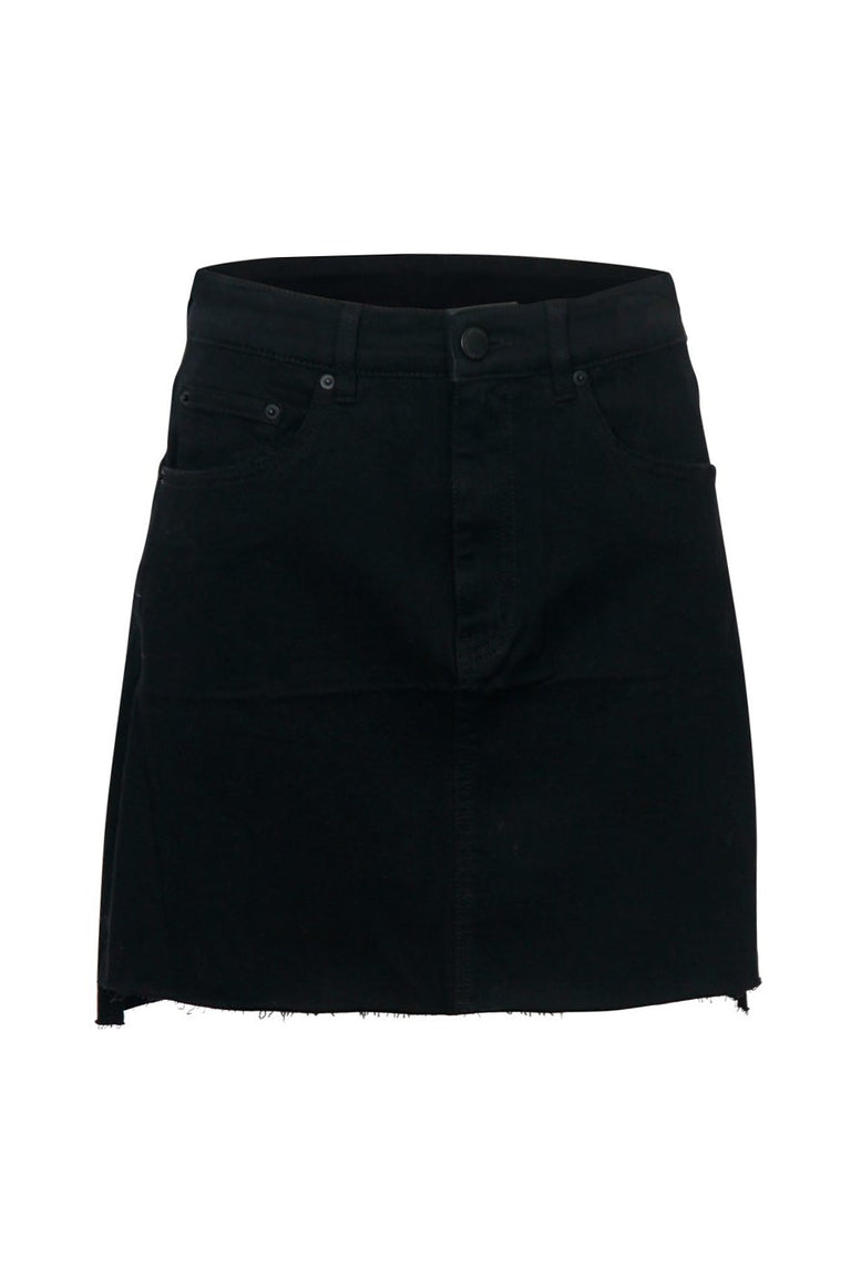[TEST] Gina Stepped Hem Denim Skirt