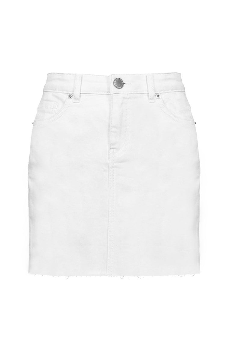 [TEST] Gina Stepped Hem Denim Skirt