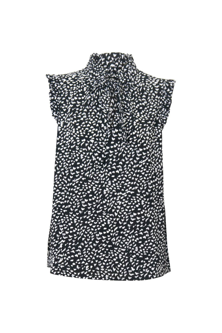 [TEST] Astrid Tie Neck Top