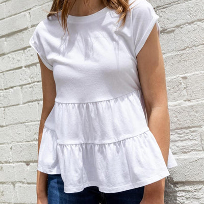 [TEST] Piper Frill Hem Tee