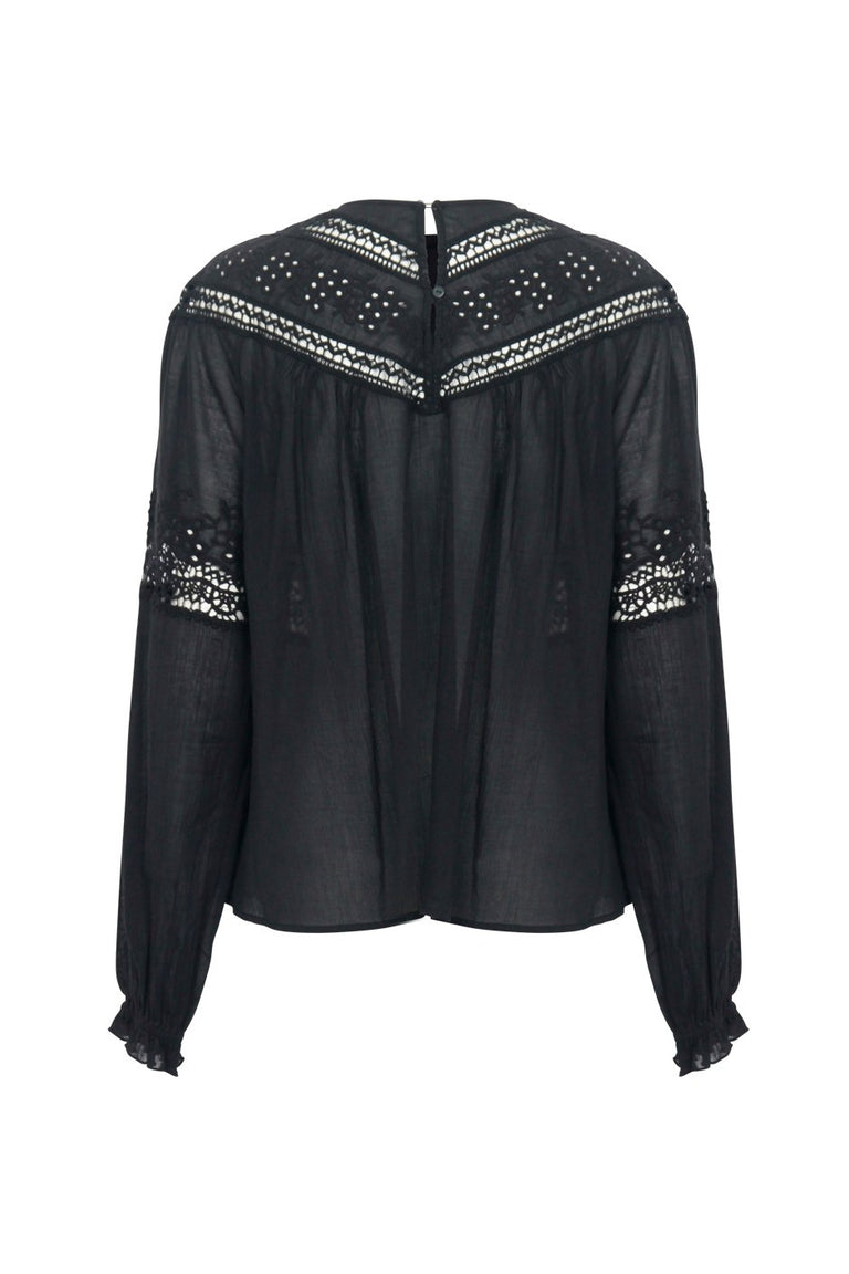 [TEST] Emma Lace Insert Blouse