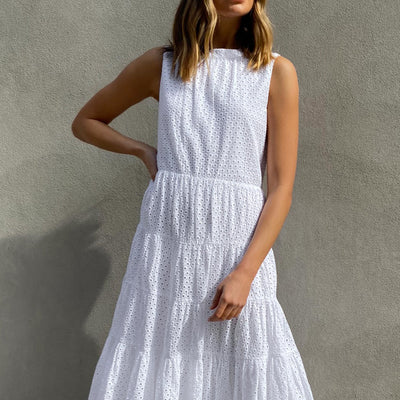 [TEST] Georgina Broderie Midi Dress