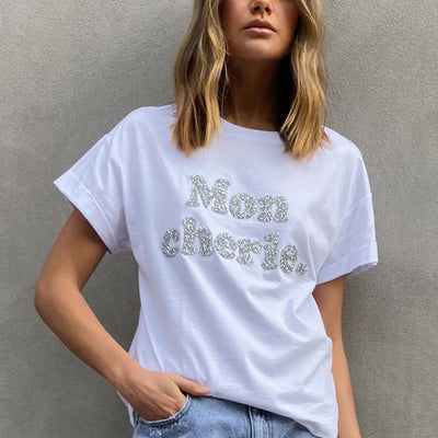 [TEST] Mon Cherie Embellished Tee