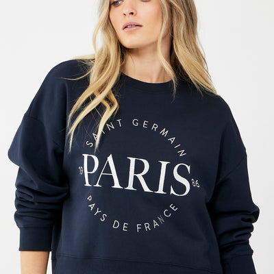 [TEST] Paris Embroidered Sweat