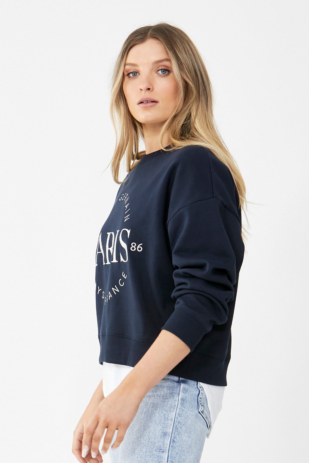 [TEST] Paris Embroidered Sweat