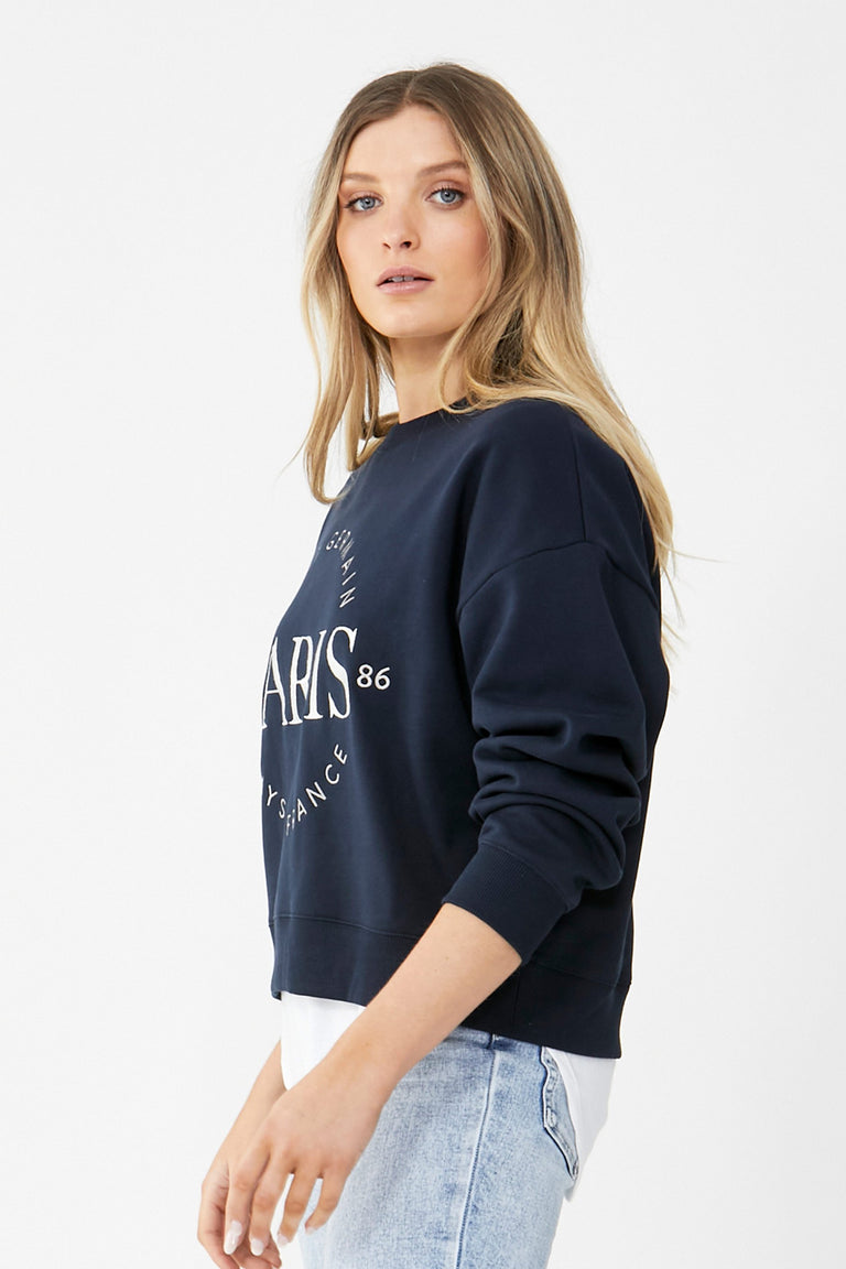 [TEST] Paris Embroidered Sweat