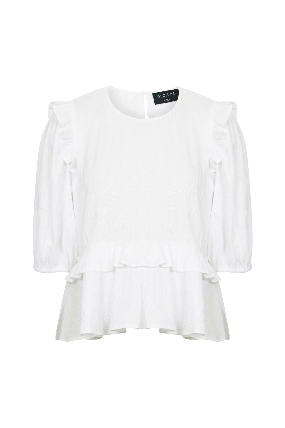 [TEST] Jackie Ruffle Detail Top