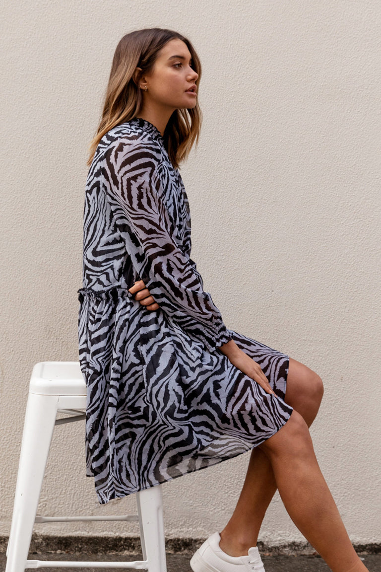 [TEST] Tina Shirred Mini Dress