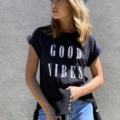 [TEST] Good Vibes Studded Tee