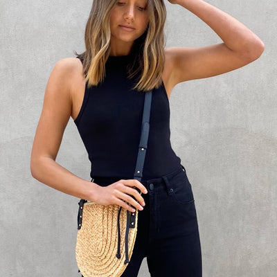 [TEST] Darby Straw Crossbody Bag