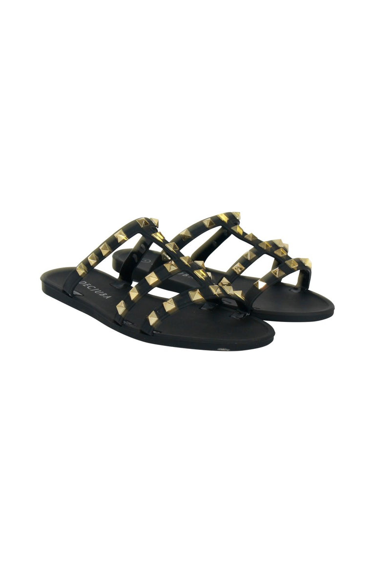 [TEST] Tara Studded Jelly Slide