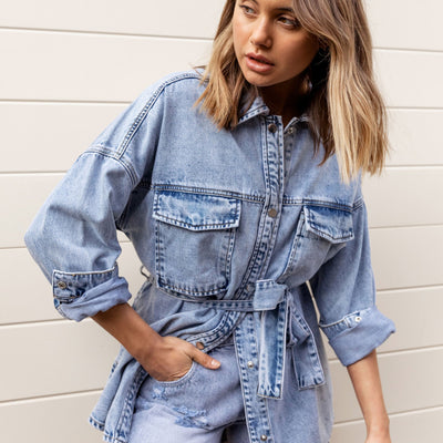 [TEST] Denim Shacket