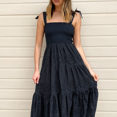 [TEST] Erina Broderie Midi Dress