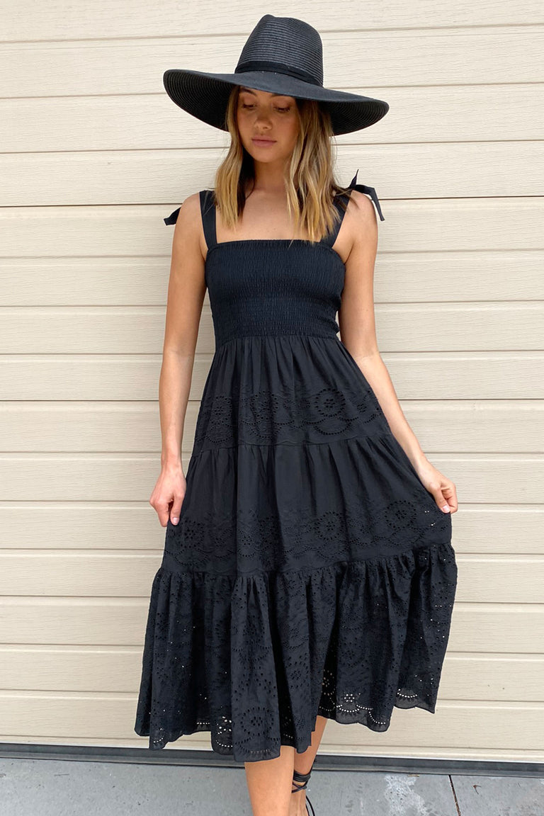 [TEST] Erina Broderie Midi Dress