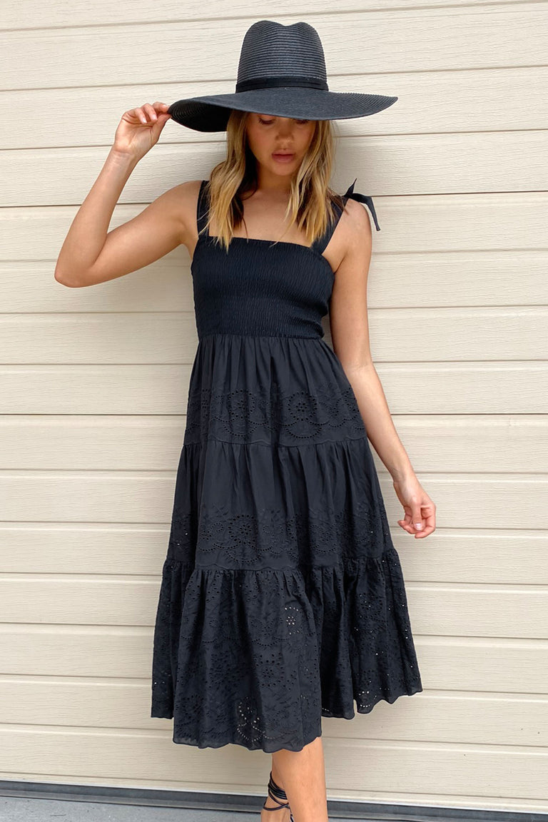 [TEST] Erina Broderie Midi Dress