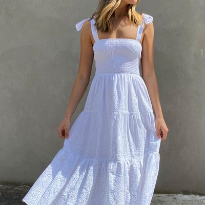 [TEST] Erina Broderie Midi Dress