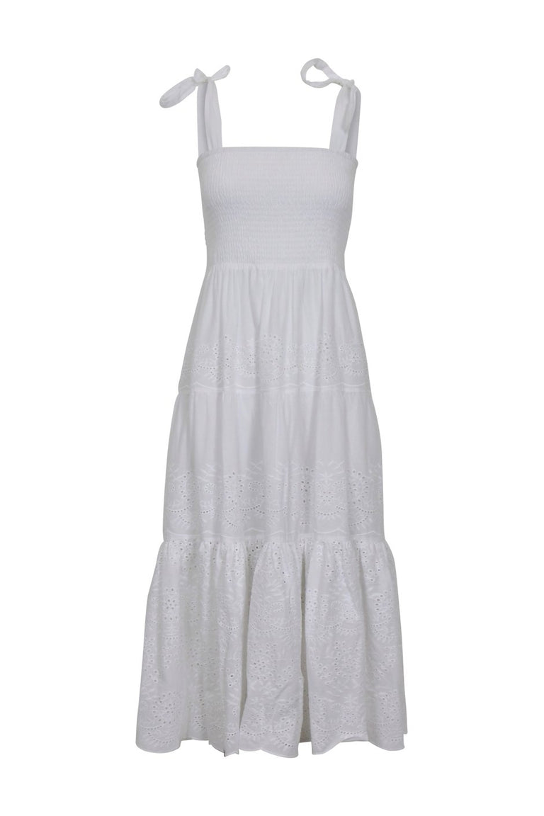 [TEST] Erina Broderie Midi Dress