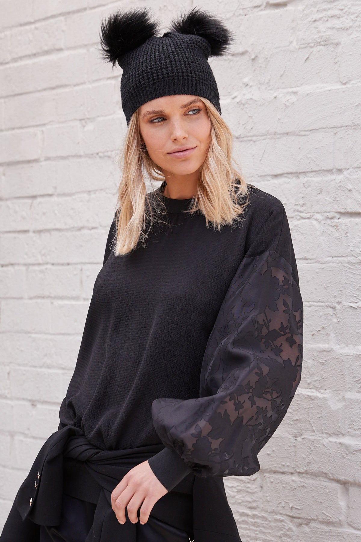 [TEST] Amber Contrast Sleeve Top