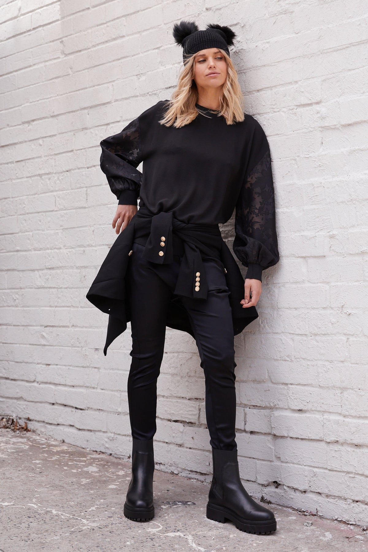 [TEST] Amber Contrast Sleeve Top