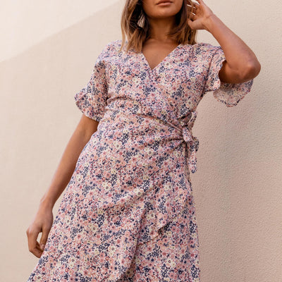 [TEST] Kelsey Wrap Mini Dress