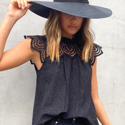 [TEST] Gina Broderie Blouse