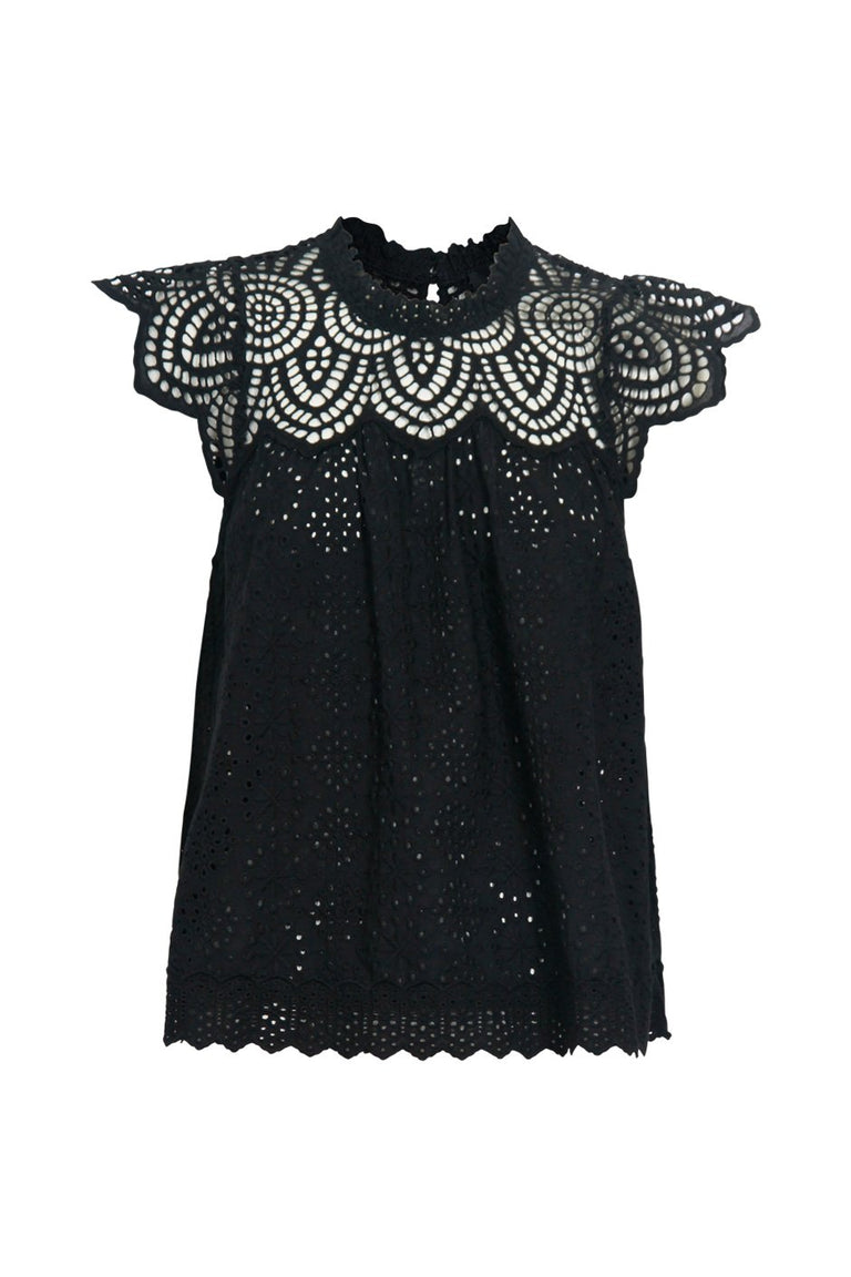 [TEST] Gina Broderie Blouse