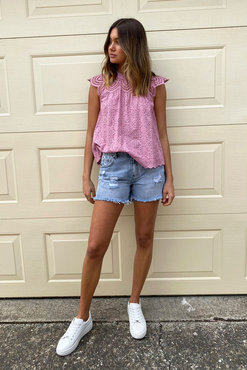 [TEST] Gina Broderie Blouse
