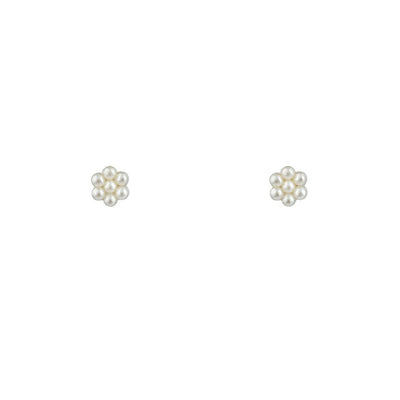 [TEST] Pearl Flower Studs