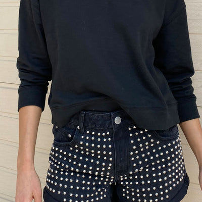 [TEST] Sienna Studded Denim Short