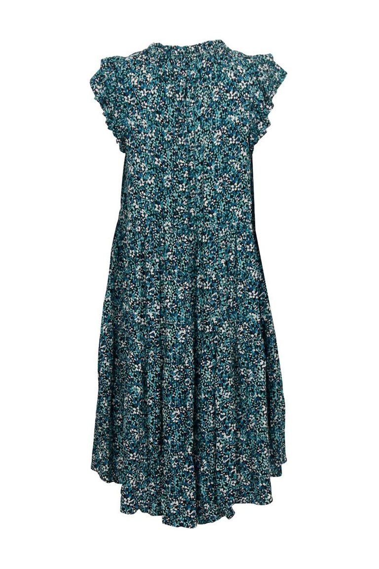 [TEST] Sandy Frill Sleeve Mini Dress