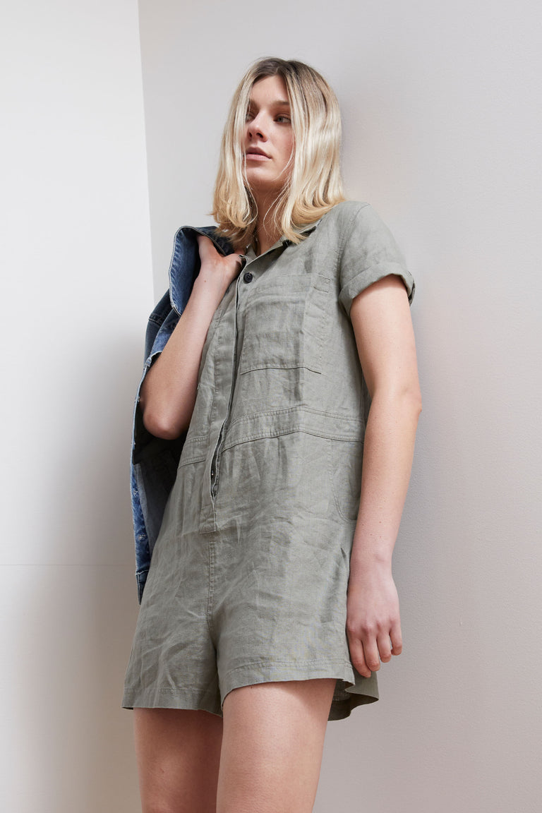 [TEST] D-Luxe Linen Utility Playsuit
