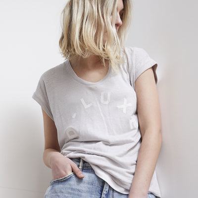[TEST] D-Luxe Linen Scoop Neck Tee