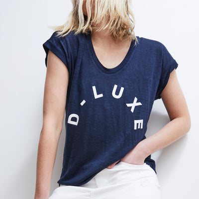 [TEST] D-Luxe Linen Scoop Neck Tee