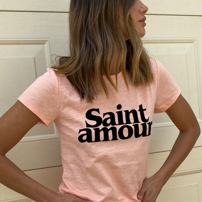 [TEST] Saint Amour Flocked Tee