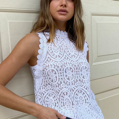 [TEST] Isla Sleeveless Lace Top