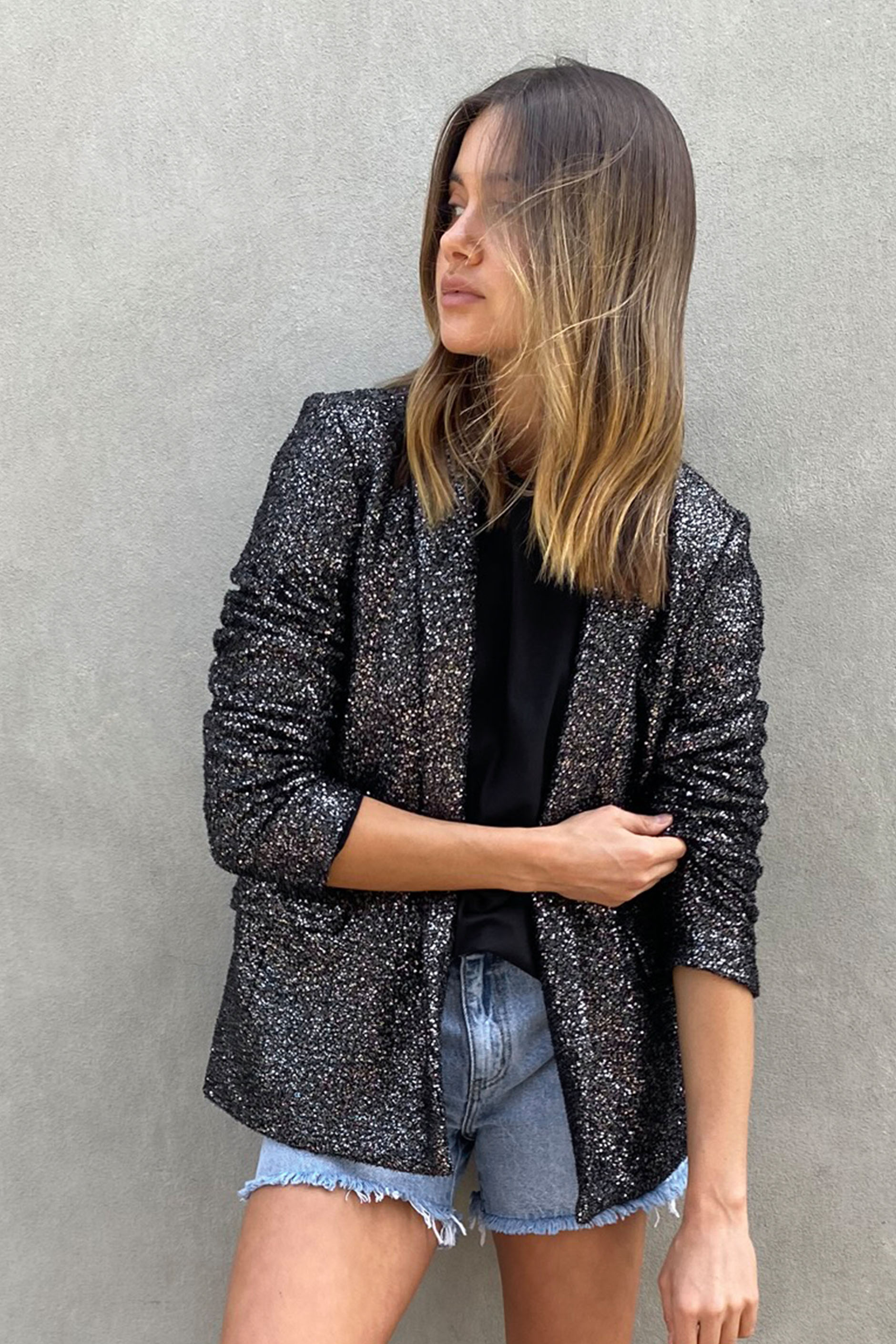 [TEST] Hutton Sequin Blazer