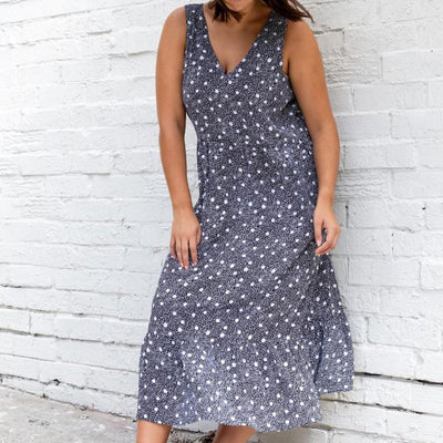 [TEST] Ari V Neck Tiered Midi Dress
