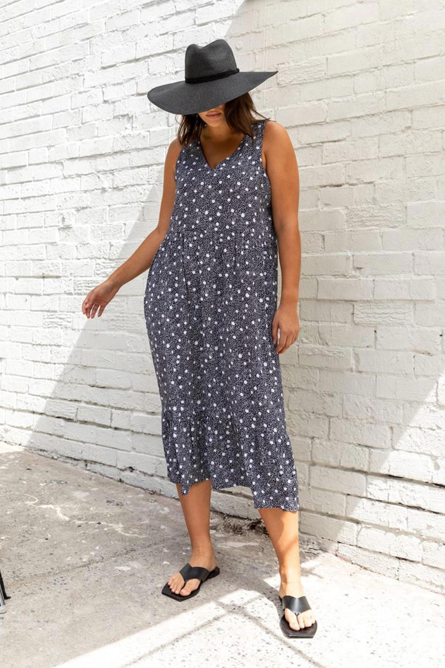 [TEST] Ari V Neck Tiered Midi Dress